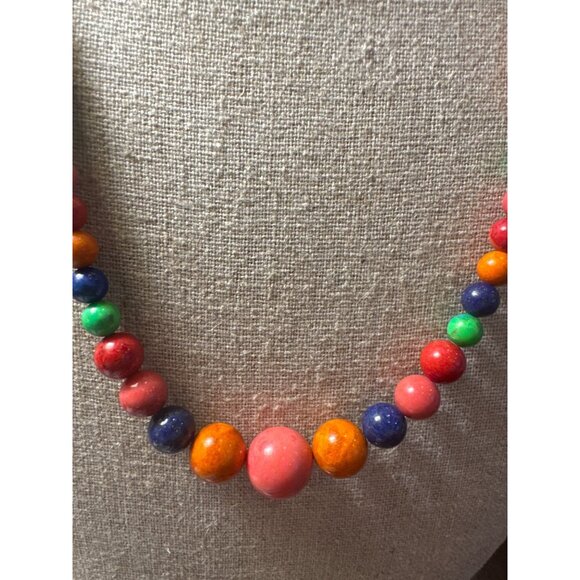 Jay King DTR 925 Multicolor Gemstone Bead Necklace Sterling Silver Hook Clasp - Picture 4 of 9